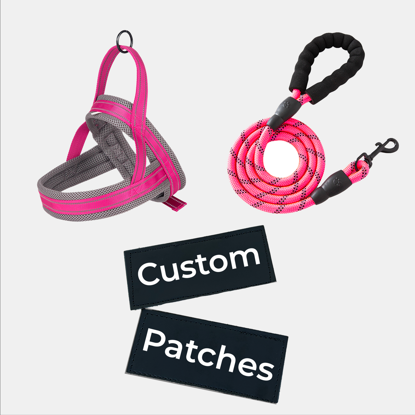 Wag Adventures Bundle: Harness, Lead & Name Patches